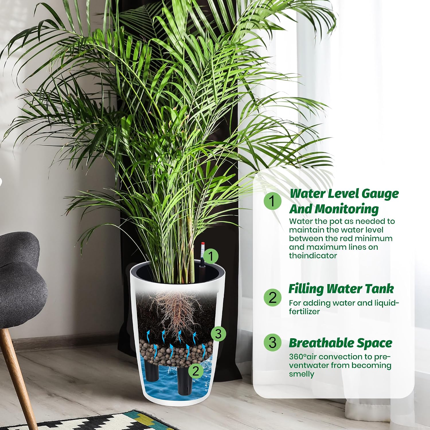 Tacleekii 16 in Tall Planters  - огляд і ціна Indoor Garden Kit