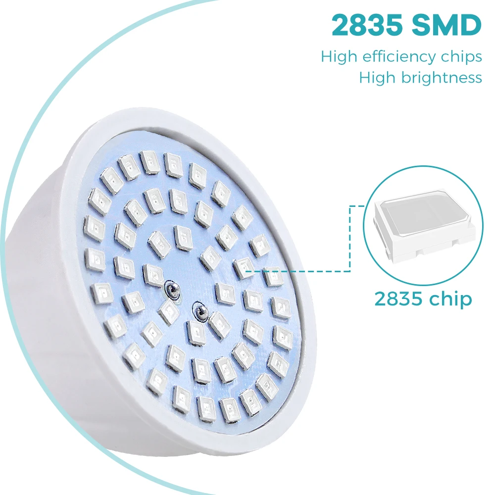 Grow Light E27 Full Spectrum L - огляд і ціна Plant Grow Light Full Spectrum