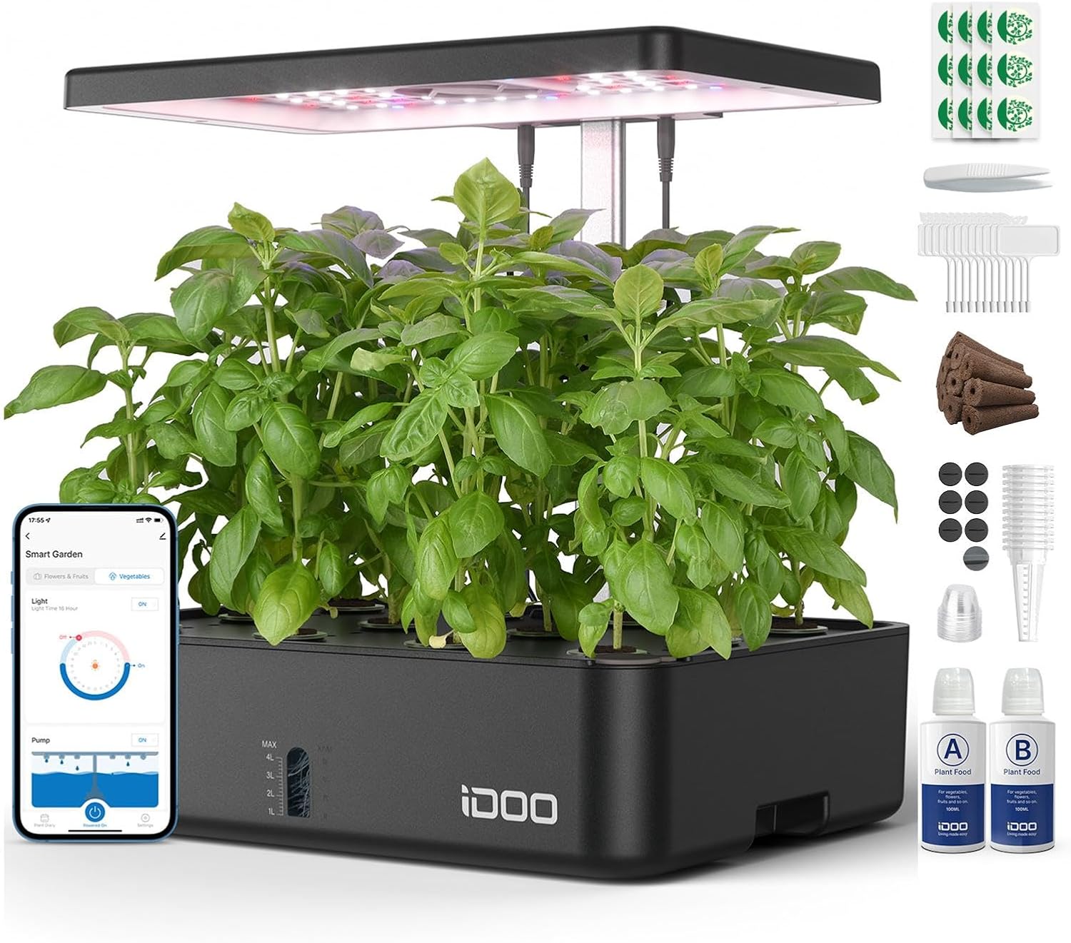 12 Pods WiFi Hydroponics Growi - огляд і ціна Indoor Garden Kit